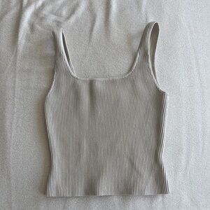 Aritzia Ribbed Cream Camisole